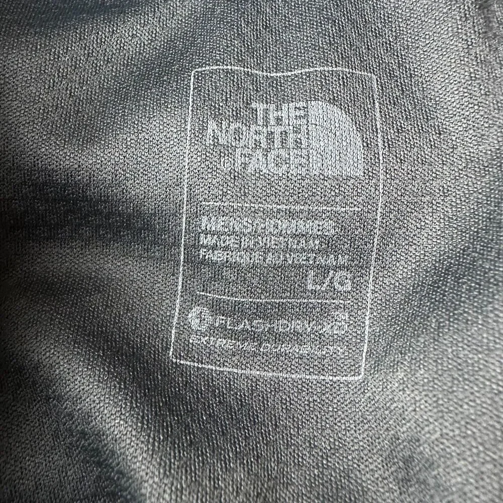 The North Face Flash Dry XD Pullover 1/4 Zip Men's Size Large Blue/Gray Running